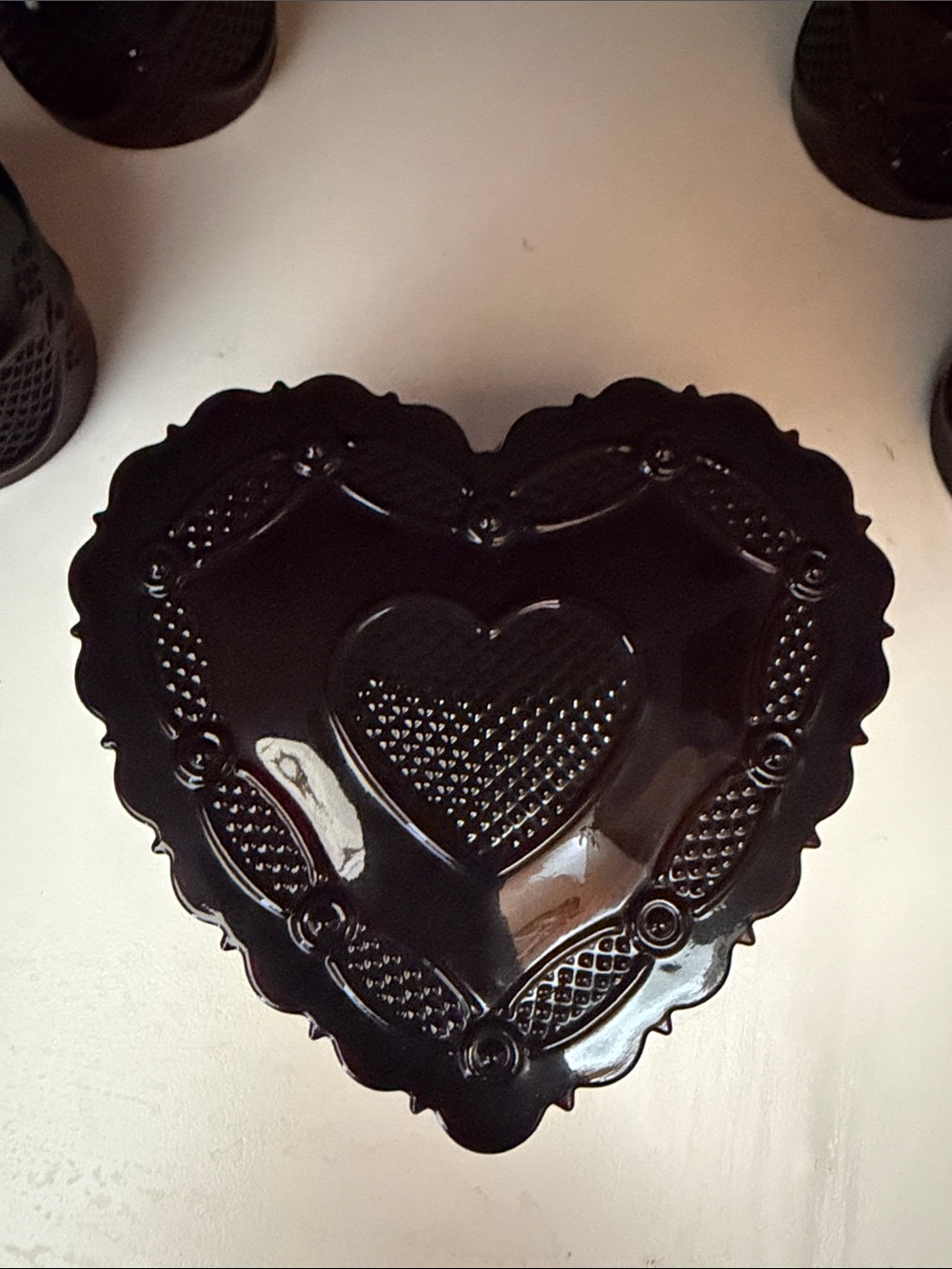 Heart shaped dish